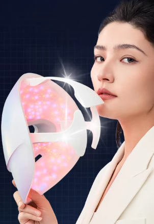 CHOUOHC Butterfly LED Face Mask: Illuminate Your Skin with Red and Blue Light Therapy - myernk