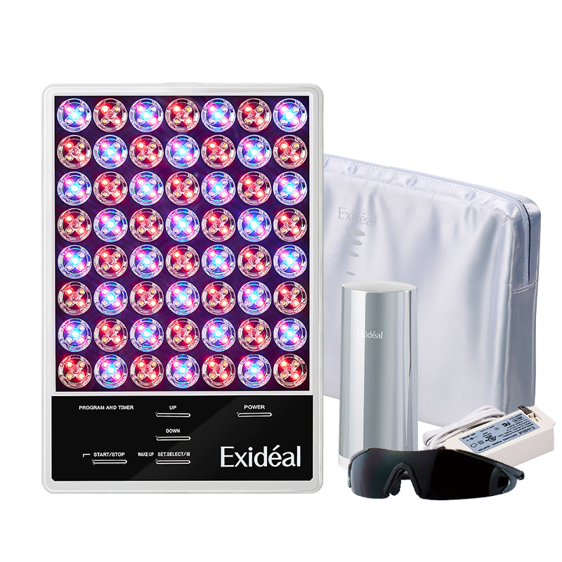 Rejuvenate Your Skin with Exideal's Large LED Light Therapy Device for Acne Treatment and Brightening - myernk