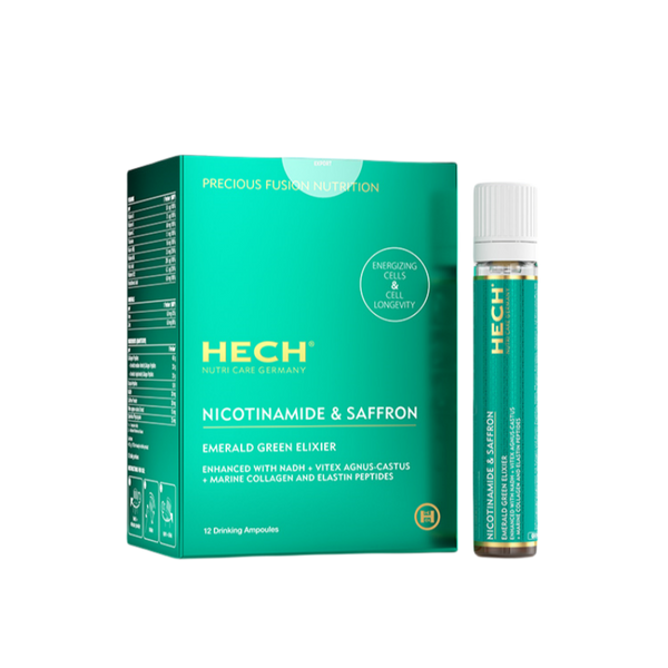 HECH Nicotinamide & Saffron Emerald Green Elixier - myernk