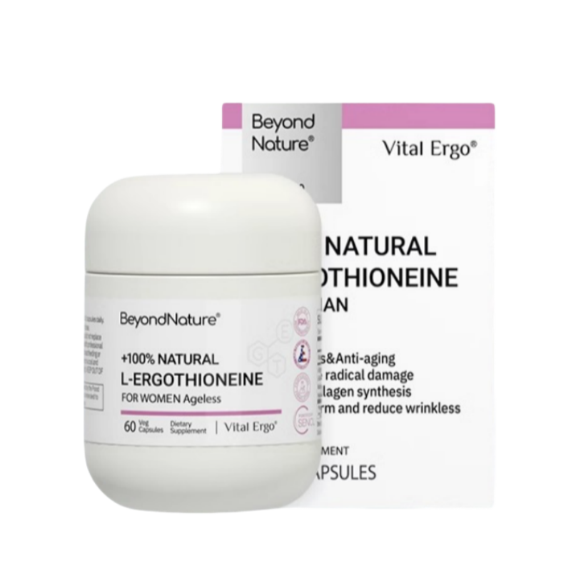 BEYONDNATURE +100% Natural L-Ergothioneine For Women Ageless