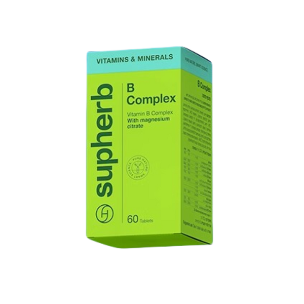 SUPHERB Vitamin B Complex With Magnesium Citrate - myernk