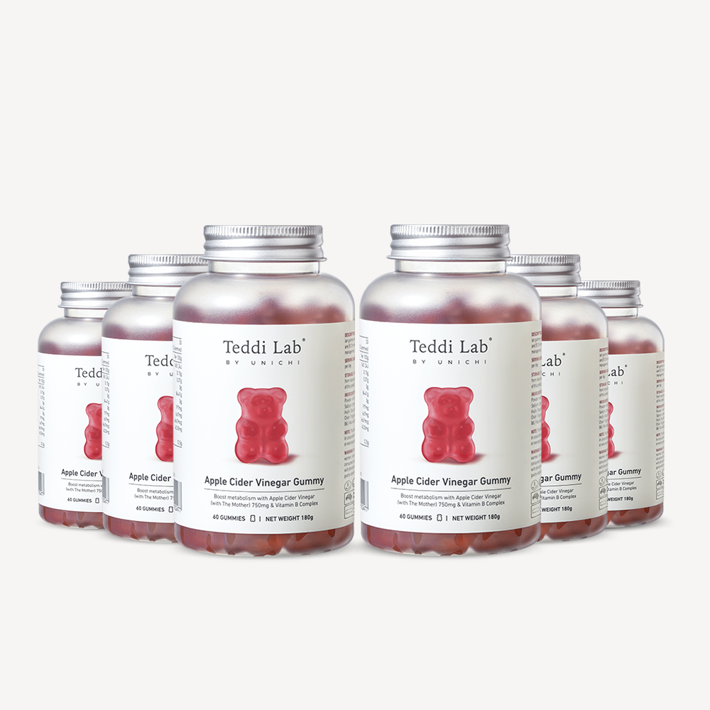 TEDDI LAB BY UNICHI Rose Collagen Gummy - 60 Gummies - myernk
