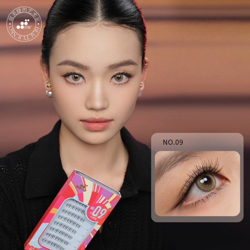 CHUNJIE Spanish City Cluster Lash Collection False Eyelashes - myernk