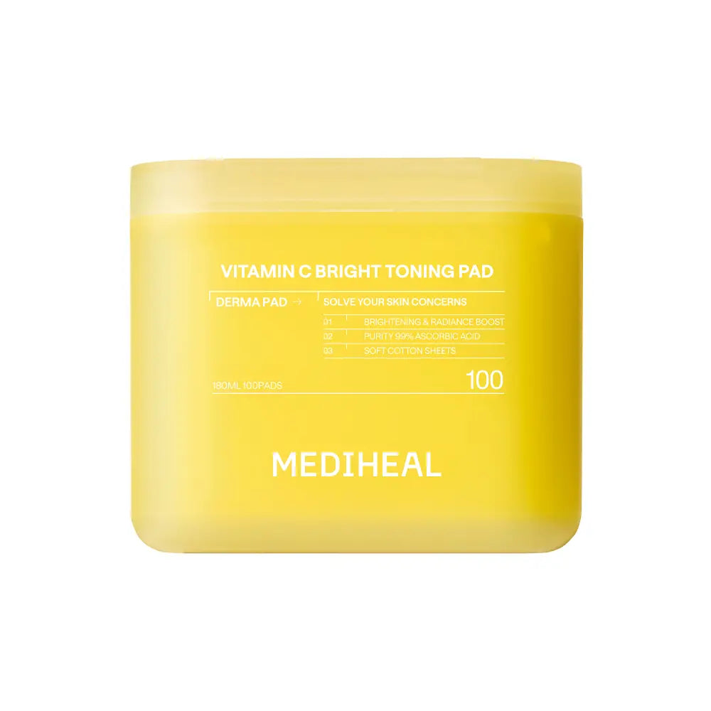 MEDIHEAL Derma Vitamin C Bright Toning Pad 100 Sheets - myernk