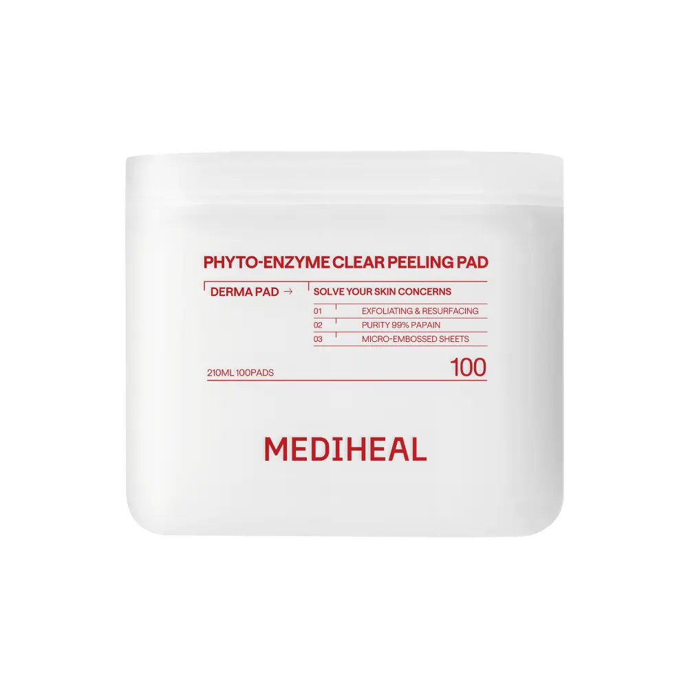 MEDIHEAL Derma Phyto-Enzyme Clear Peeling Pad 100 Sheets - myernk