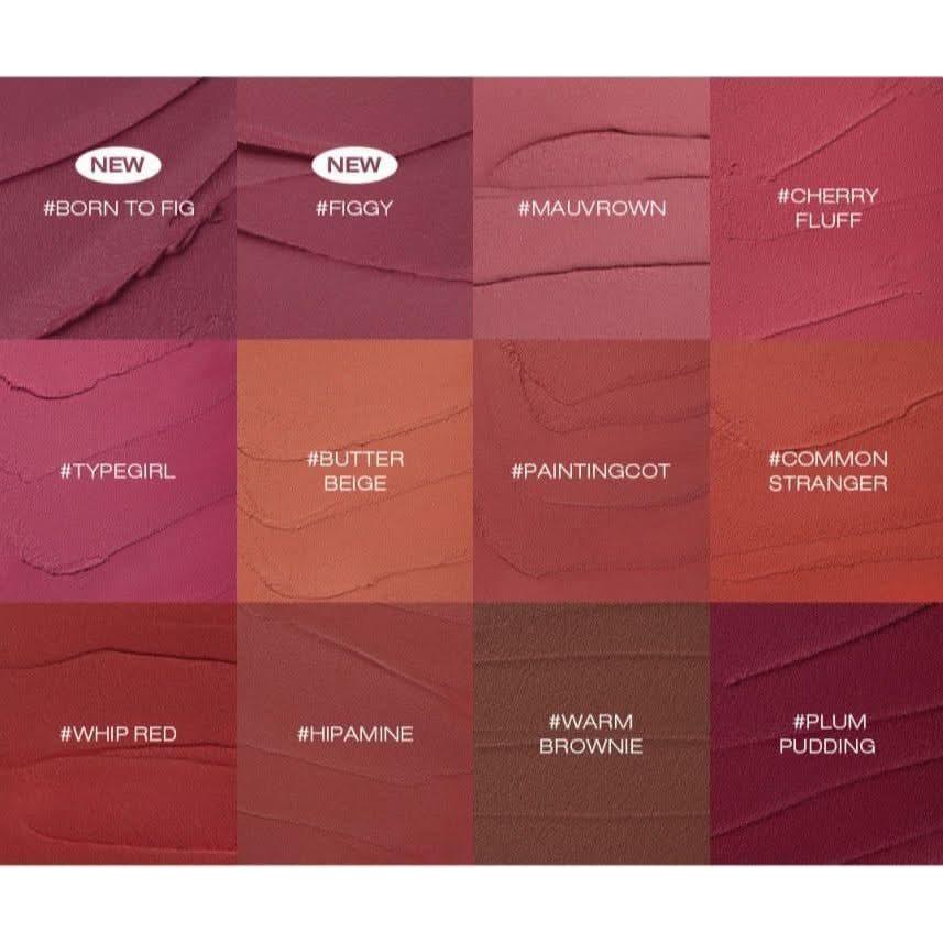3CE Hazy Lip Clay 4g (12 Colors) | Soft Matte Finish & Long-Lasting Wear - myernk