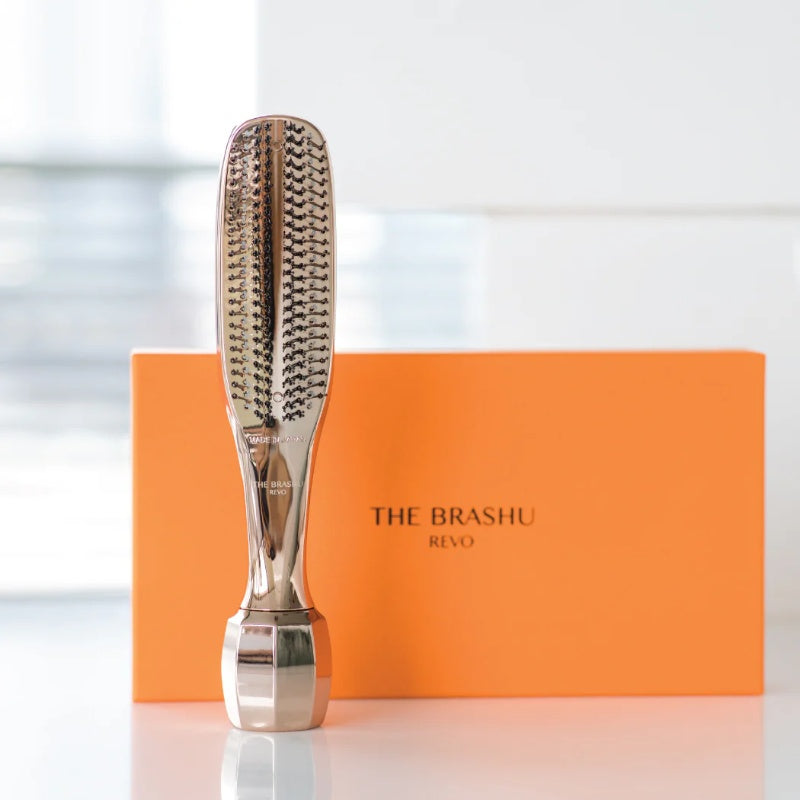 Dr. SCALP The Brashu REVO Hair Brush for Dry and Wet Hair. Scalp and Face Massager - myernk