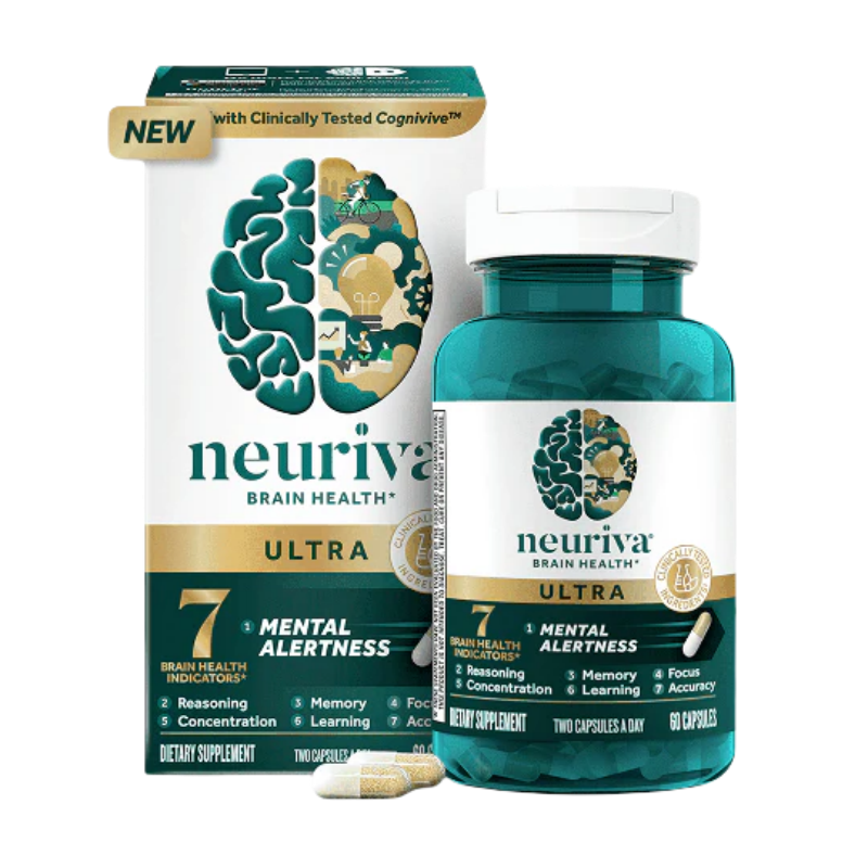 NEURIVA Ultra Brain Health Supplement | Clinically Tested Cognitive Support