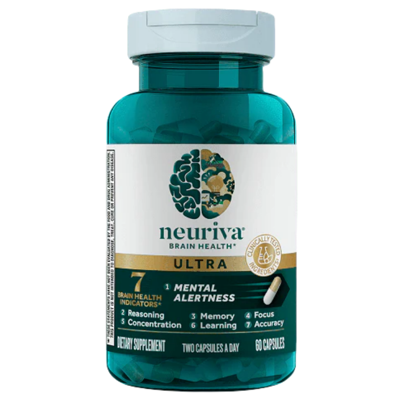 NEURIVA Ultra Brain Health Supplement | Clinically Tested Cognitive Support