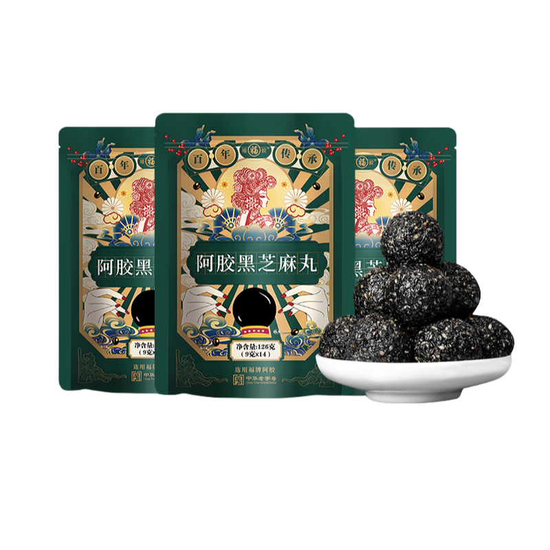 FUPAI Colla Corii Asini Black Sesame Pills - myernk