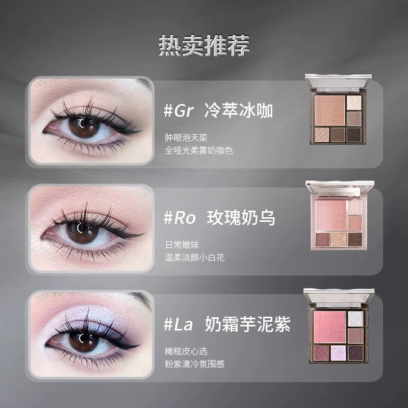 CZEL Soft Gradient Multi Functional Eyeshadow Palette 6.5g - myernk