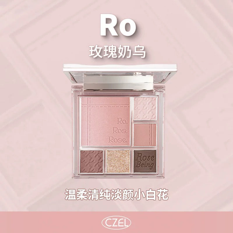 CZEL Soft Gradient Multi Functional Eyeshadow Palette 6.5g - myernk