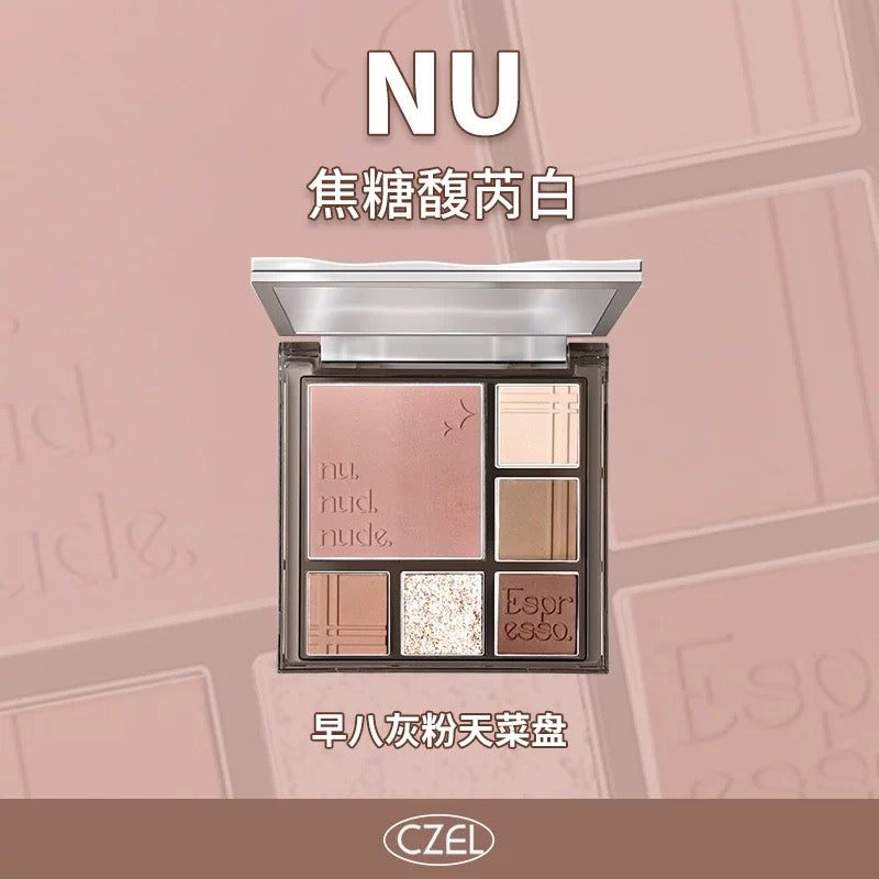 CZEL Soft Gradient Multi Functional Eyeshadow Palette 6.5g - myernk