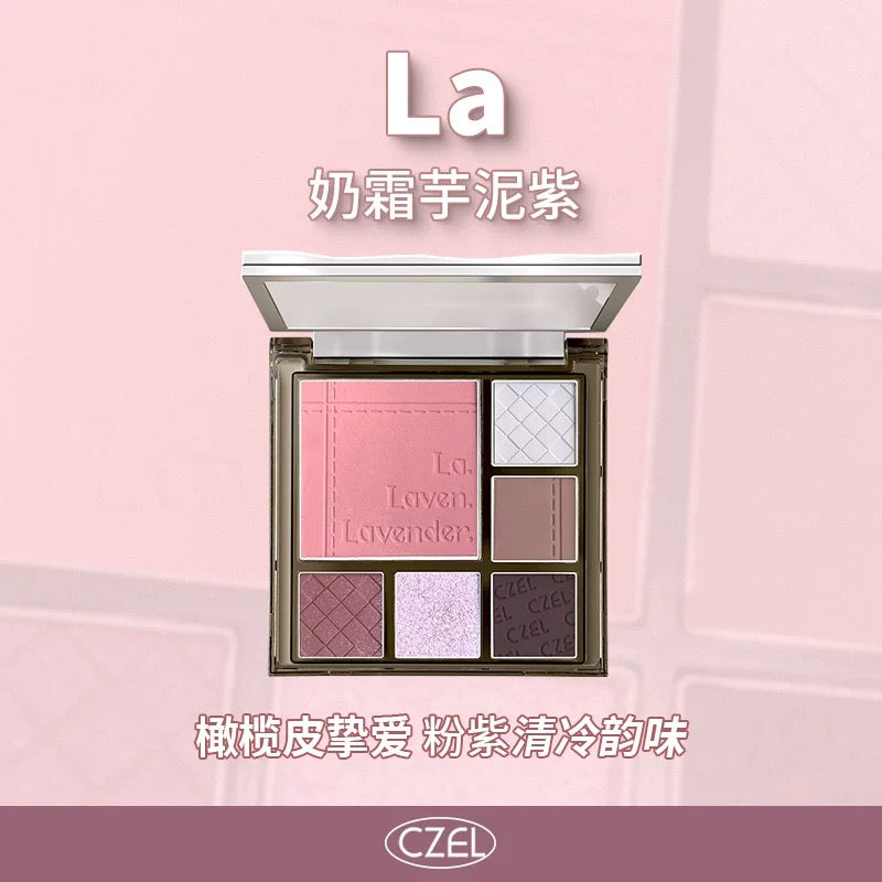 CZEL Soft Gradient Multi Functional Eyeshadow Palette 6.5g - myernk