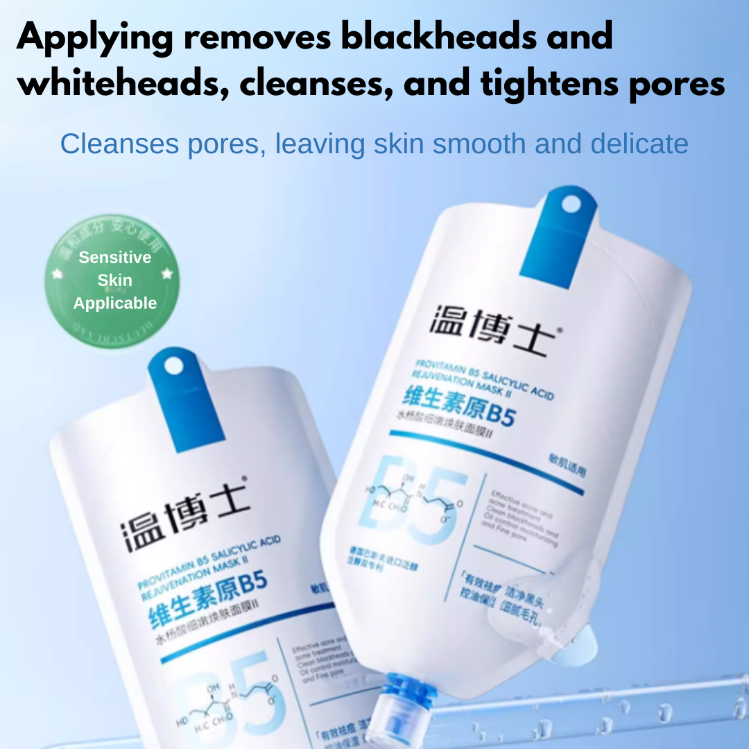 Dr. Wen Vitamin B5 Salicylic Acid Smooth Renewing Face Mask 4.0 200g - myernk