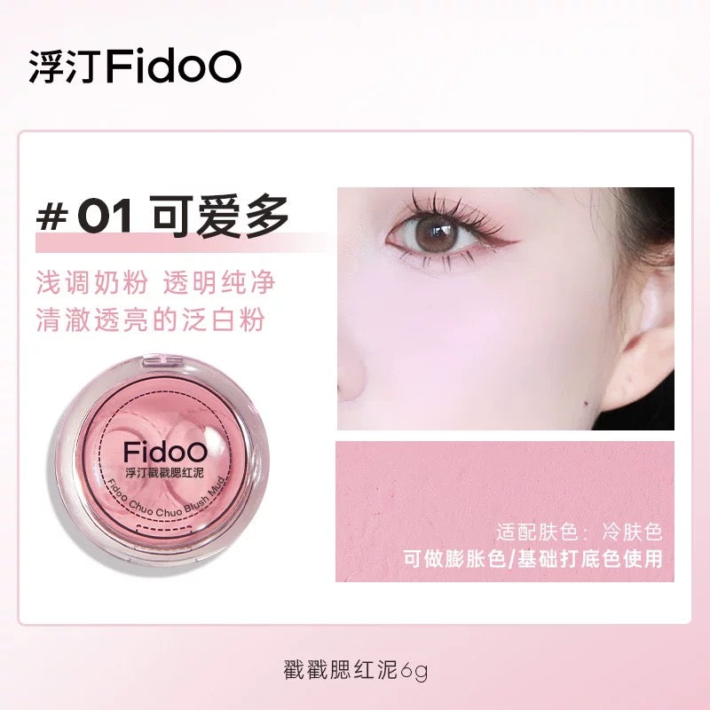 Fidoo Tap Tap Blush Mud 6g - myernk