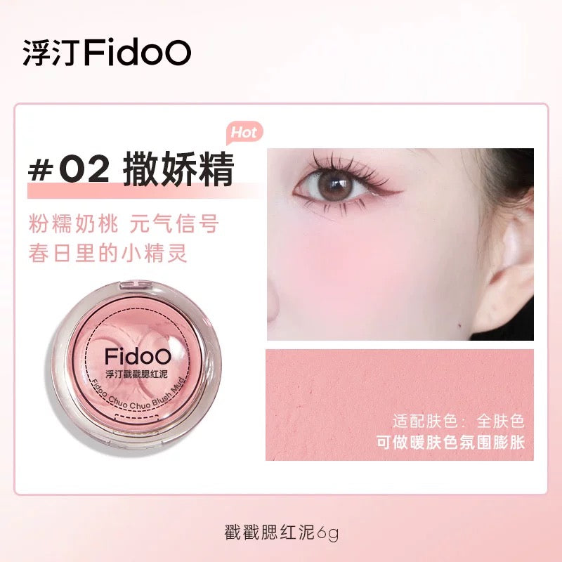 Fidoo Tap Tap Blush Mud 6g - myernk
