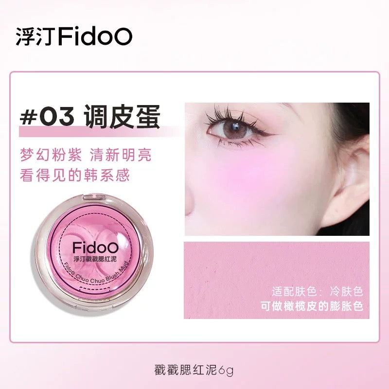 Fidoo Tap Tap Blush Mud 6g - myernk
