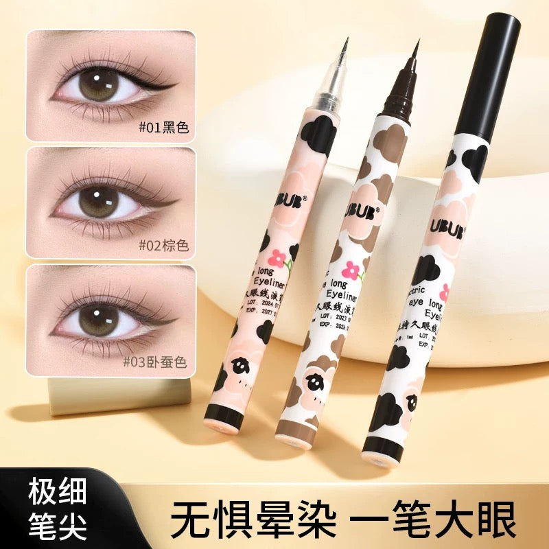 UBUB Electric Eye Long Eyeliner Pen 1ml*3pcs - myernk