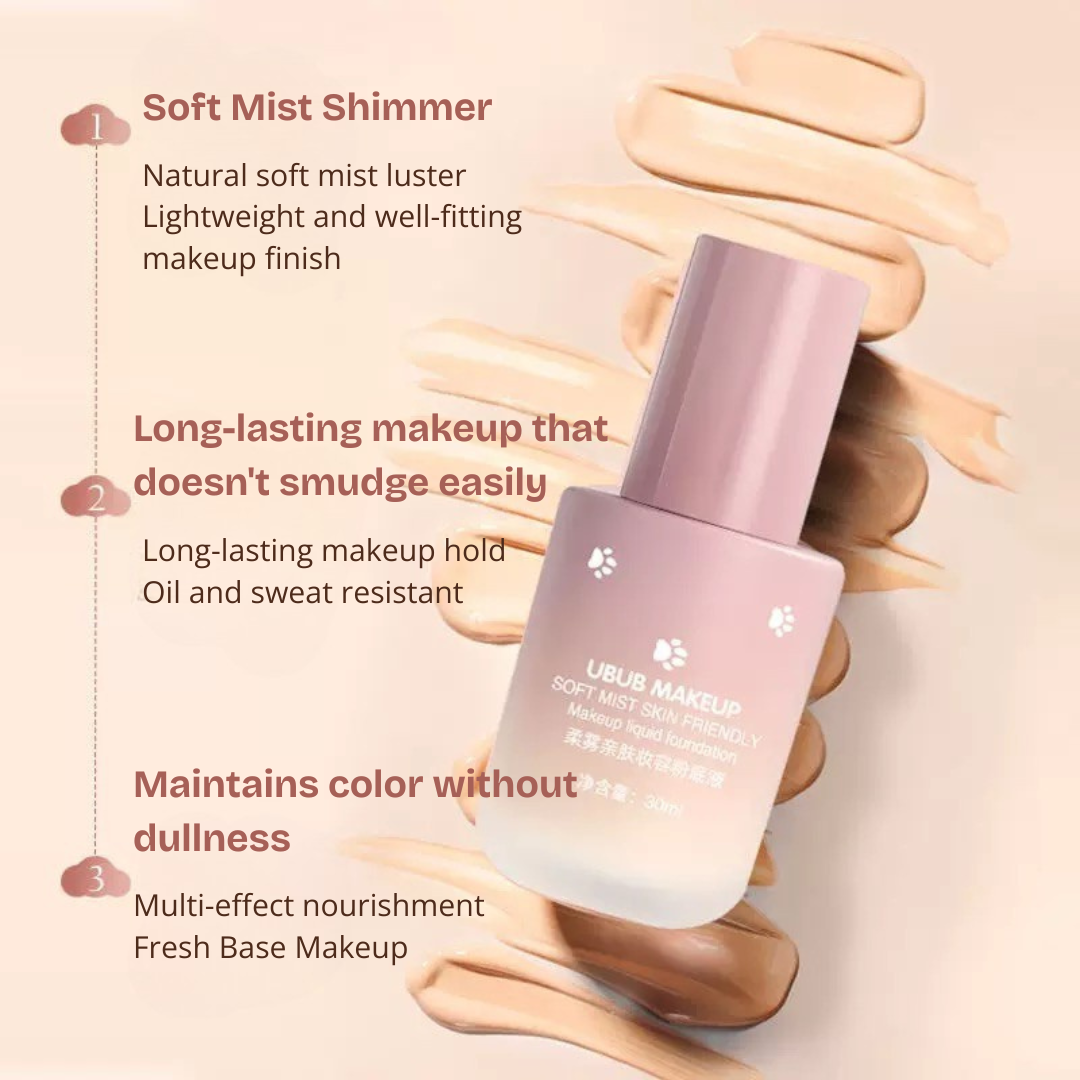 UBUB Soft Matte Skin Friendly Foundation 30ml - myernk