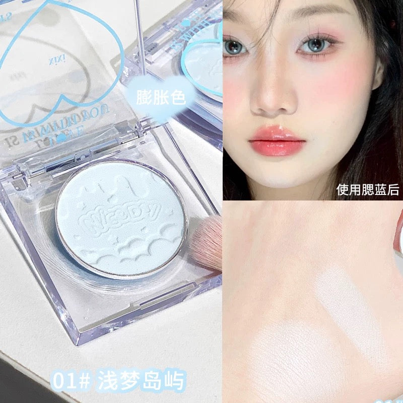 xixi Chacha Peach Heart Single Blush 1.5g - myernk