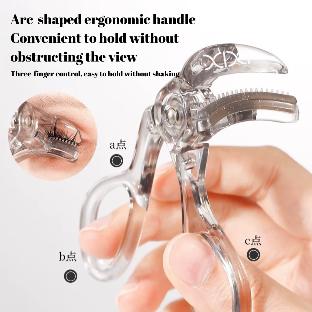 xixi One-Squeeze Curling Comb Eyelash Curler 2pcs - myernk