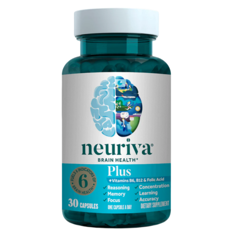 NEURIVA Plus Hersensupplement voor Geheugen en Focus 30 Capsules