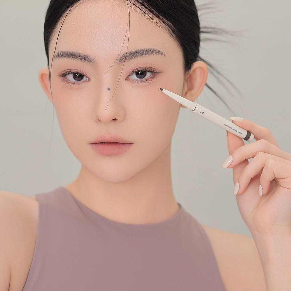 3CE Soft Mute Pencil Liner 0.1g | Long-Lasting & Smudge-Proof Eye Definition - myernk