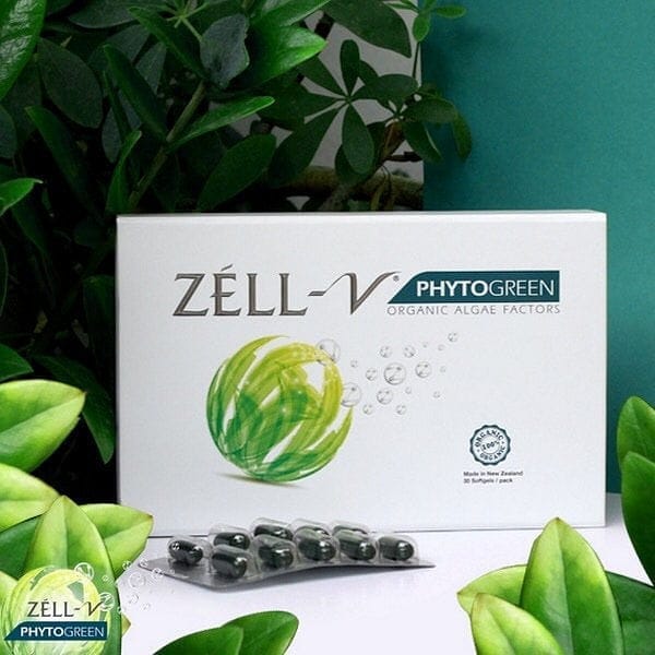 ZELL-V Phytogreen Blue Green Algae Cytokine （30 capsules） myernk